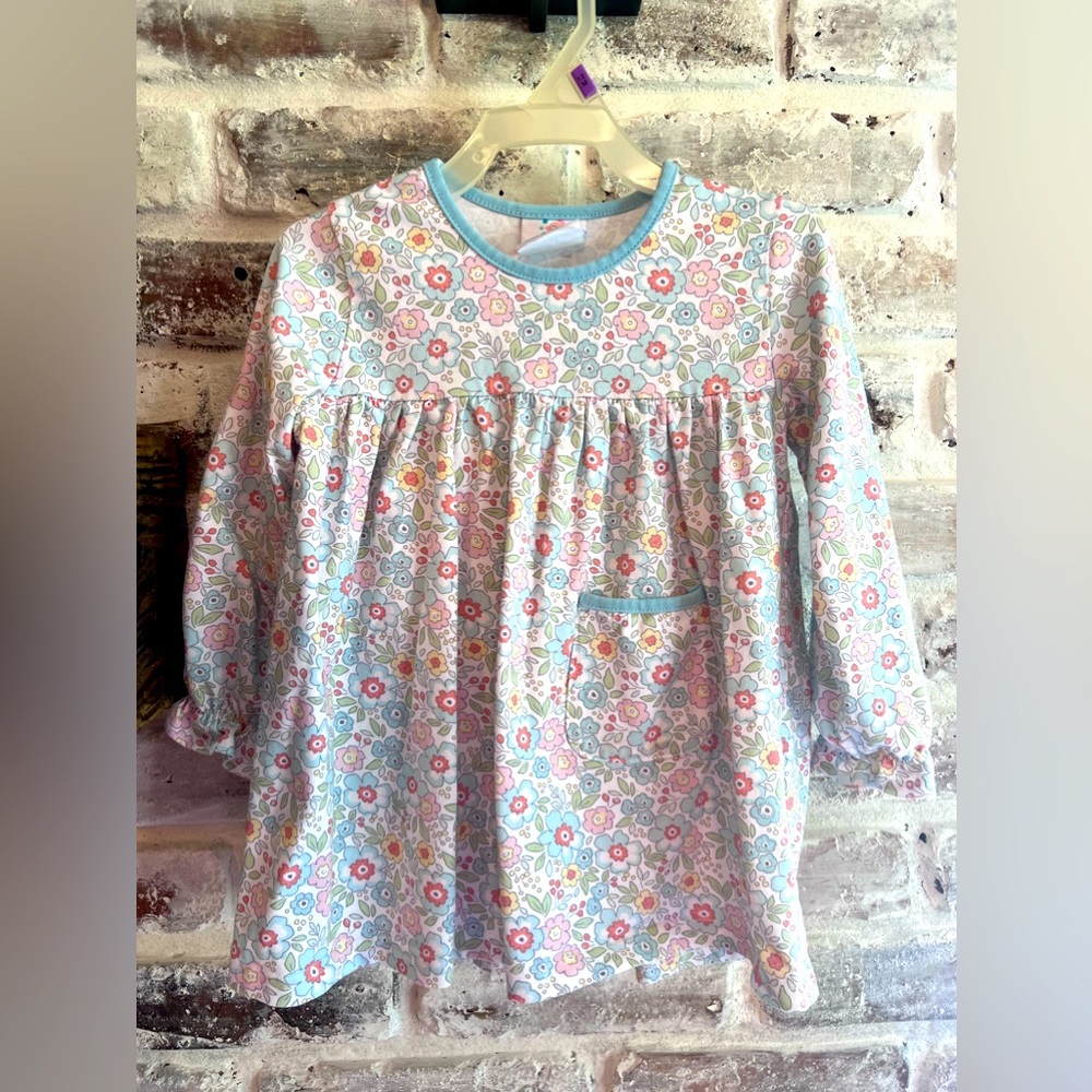 Stitchyfish 4T long sleeve floral blouse